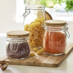 Pradel France Lot de 3 bocaux en verre