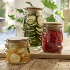 Pradel France Lot de 3 bocaux en verre