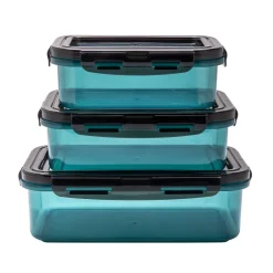 Pradel France Lot de 3 boîtes avec couvercle flexible