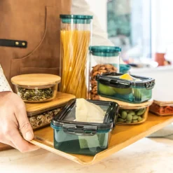 Pradel France Lot de 3 boîtes avec couvercle flexible