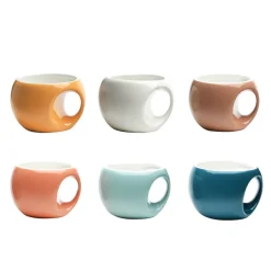 Pradel France Lot de 6 mugs rétro