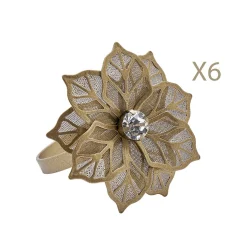 Pradel France Lot de 6 ronds de serviette