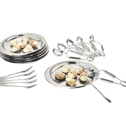 Pradel France Set escargots 18 pièces